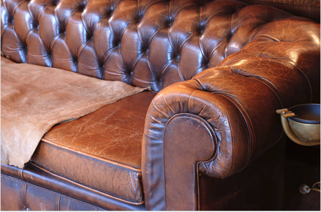 Old furniture ready for removal